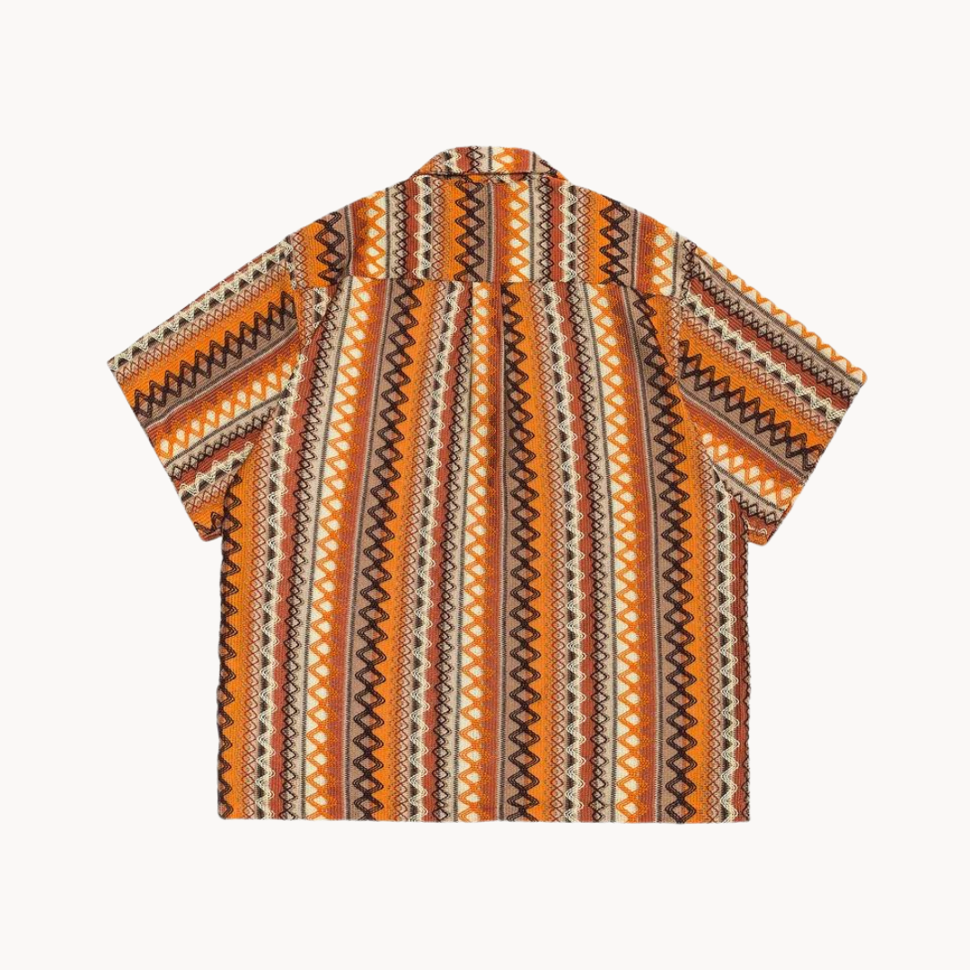 Santeria Print Camp Collar - Shirt