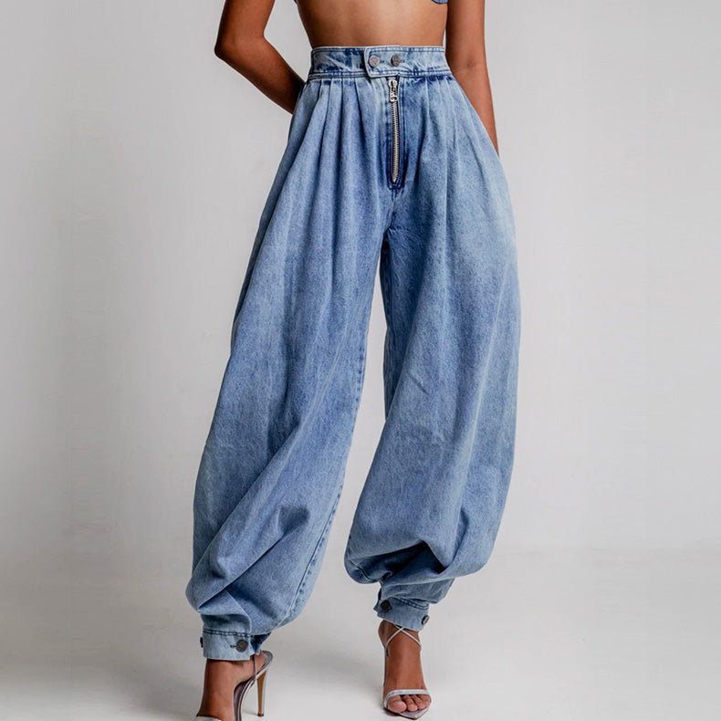 Verona Denim Harem - Pants