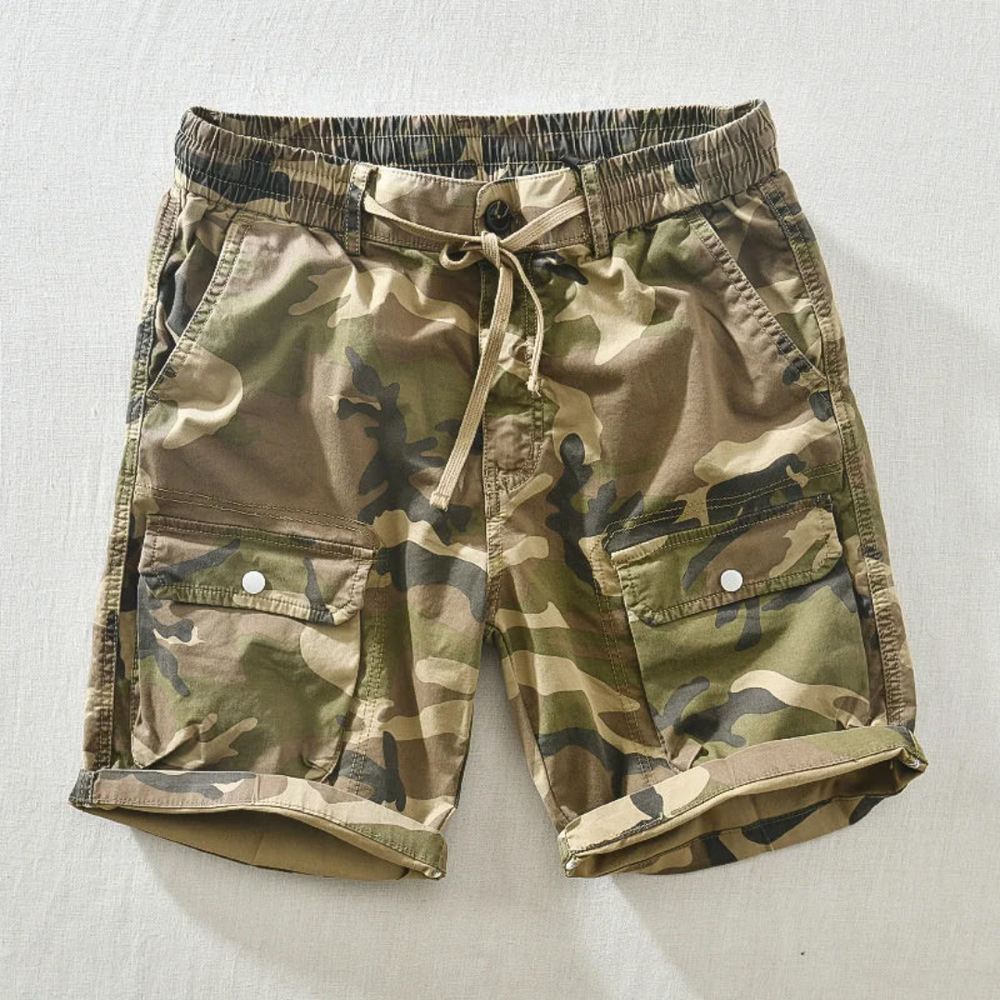 Barcelona Camouflage Print - Shorts CASA LARO MEN
