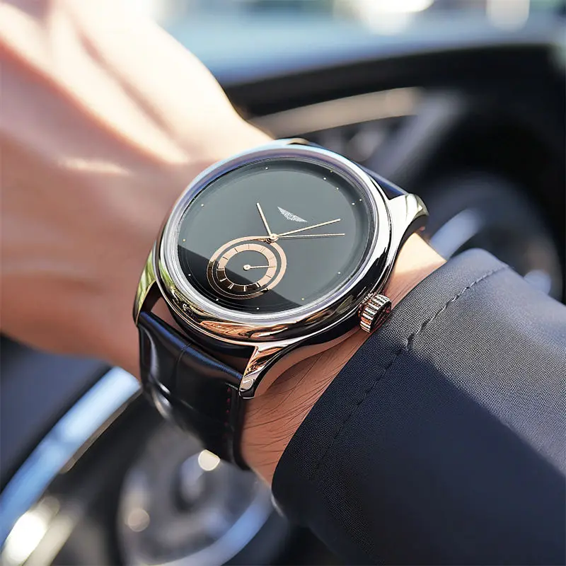 Baron Leather Strap Classic - Watch CASA LARO MEN