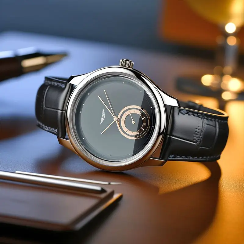 Baron Leather Strap Classic - Watch CASA LARO MEN