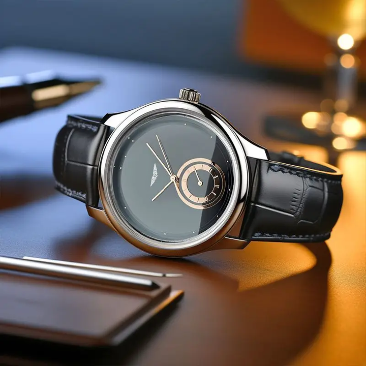 Baron Leather Strap Classic - Watch CASA LARO MEN