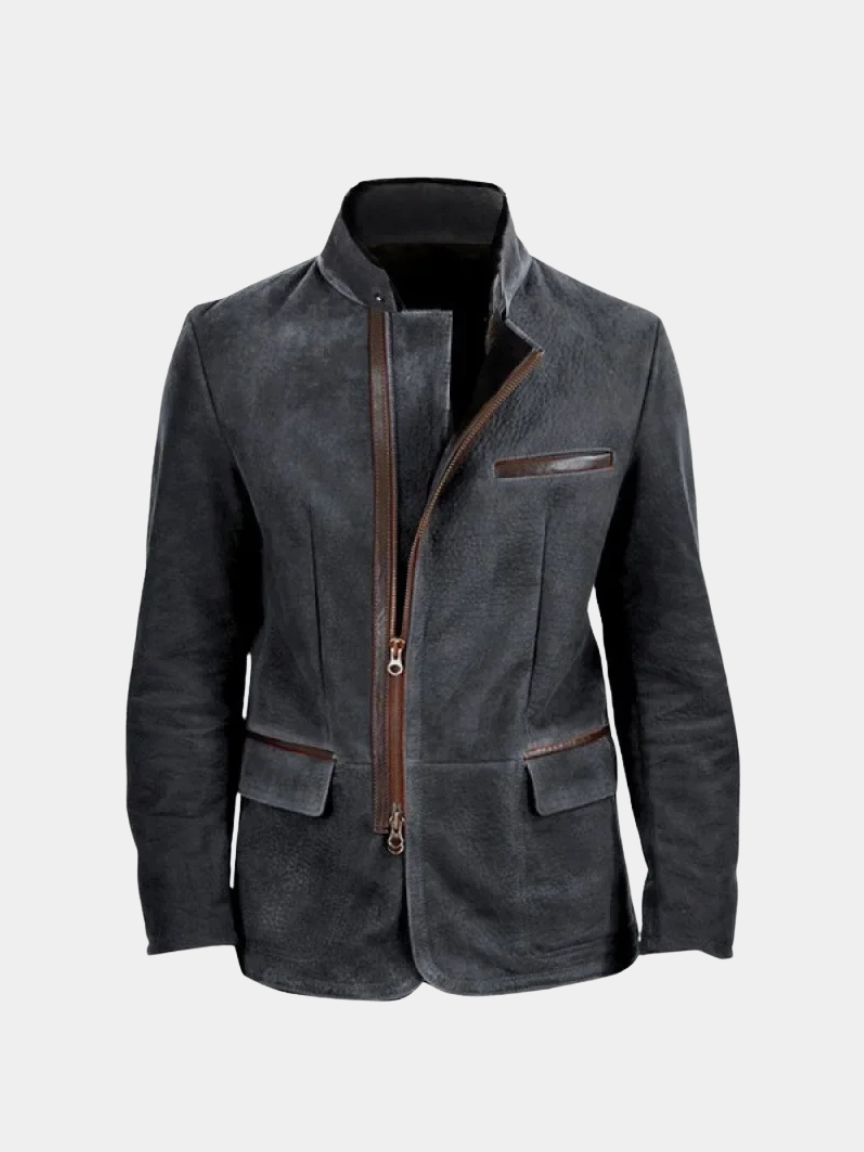 Bearstone Suede Field Coat - Casa  Laro CASA LARO