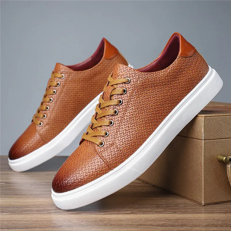 Beaumont Woven Leather - Sneakers CASA LARO MEN
