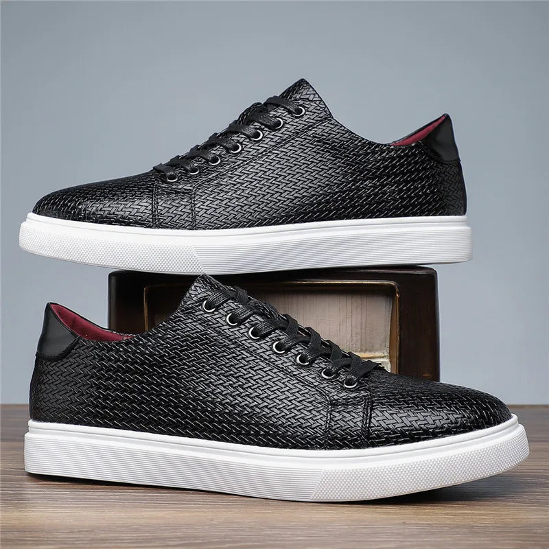 Beaumont Woven Leather - Sneakers CASA LARO MEN