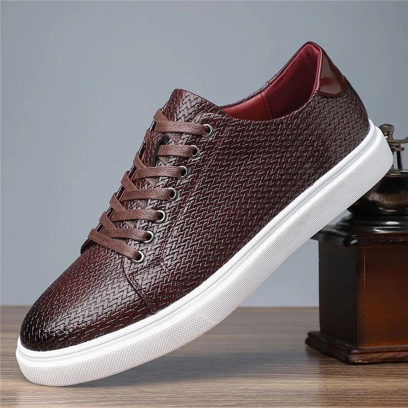 Beaumont Woven Leather - Sneakers CASA LARO MEN