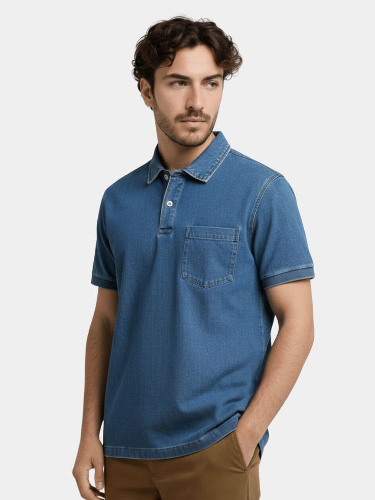 Bethlehem Blues Polo Shirt – Casa  Laro CASA LARO