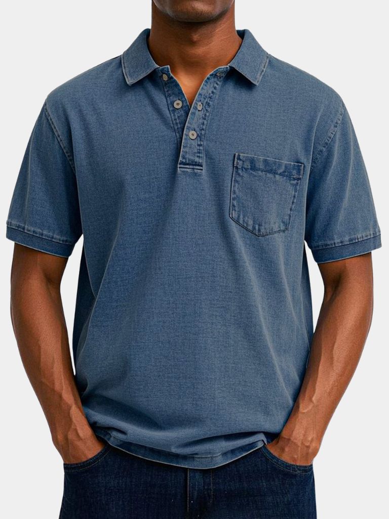Bethlehem Blues Polo Shirt – Casa  Laro CASA LARO