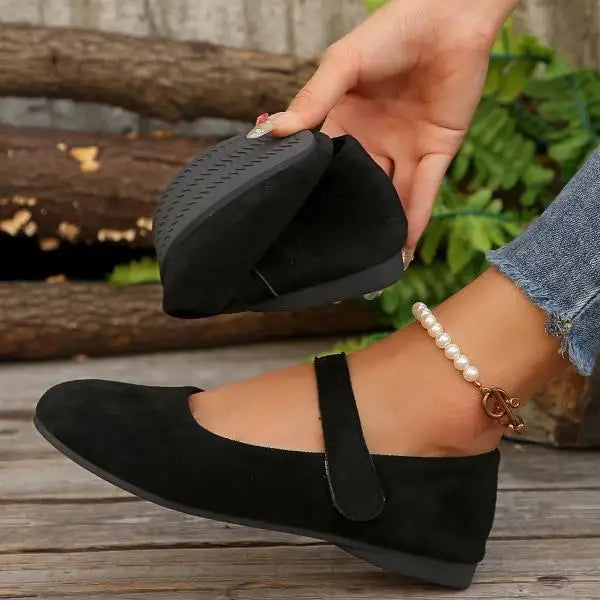 Black Suede - Flats CASA LARO WOMEN