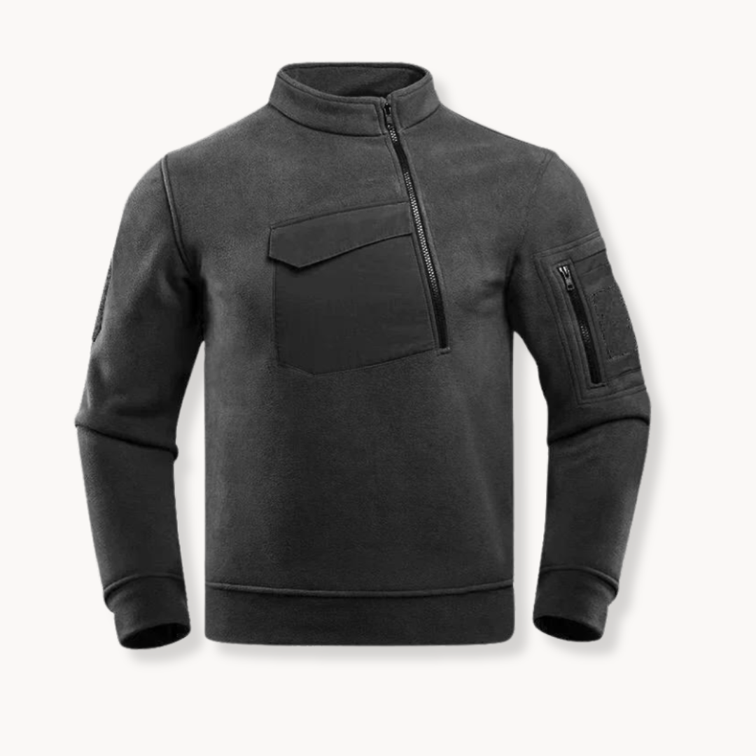Black Tactical Fleece - Jacket CASA LARO MEN