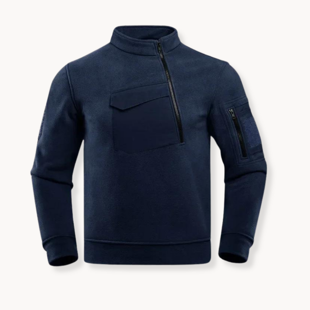 Black Tactical Fleece - Jacket CASA LARO MEN