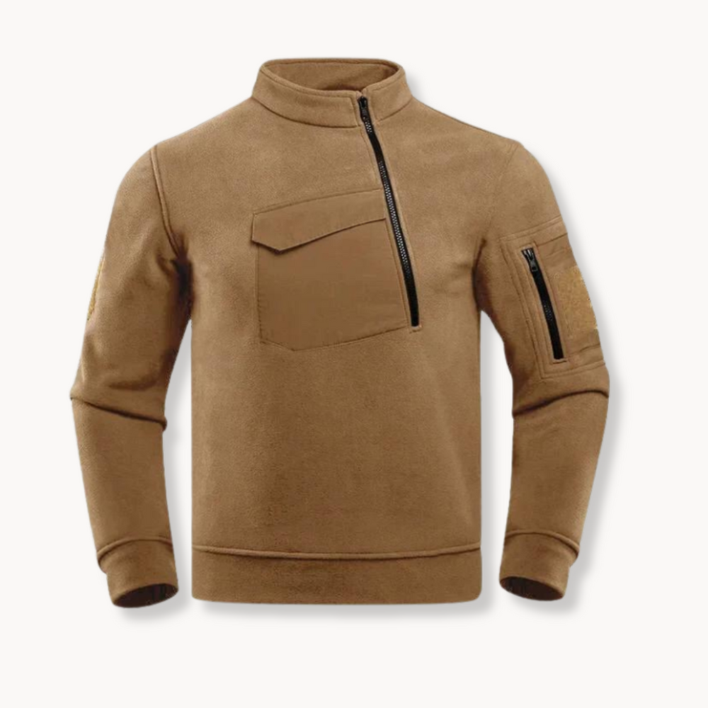Black Tactical Fleece - Jacket CASA LARO MEN