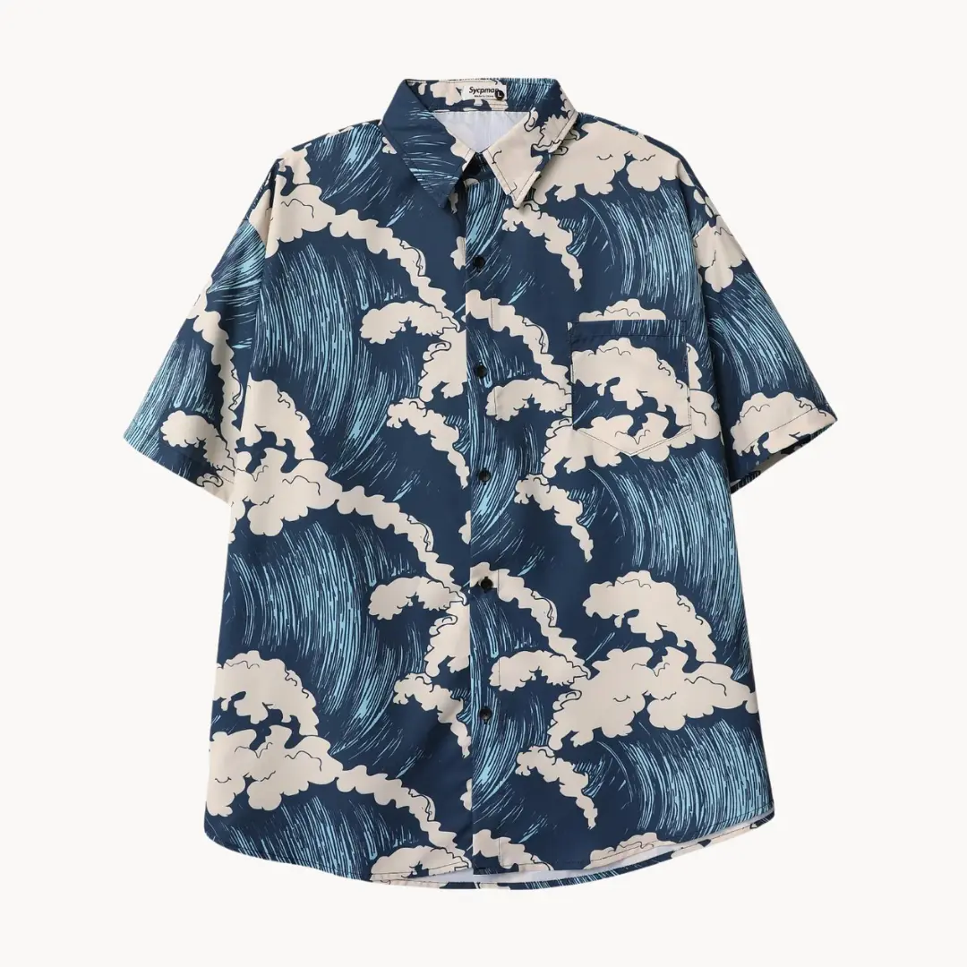 Blue Oversized - Top CASA LARO