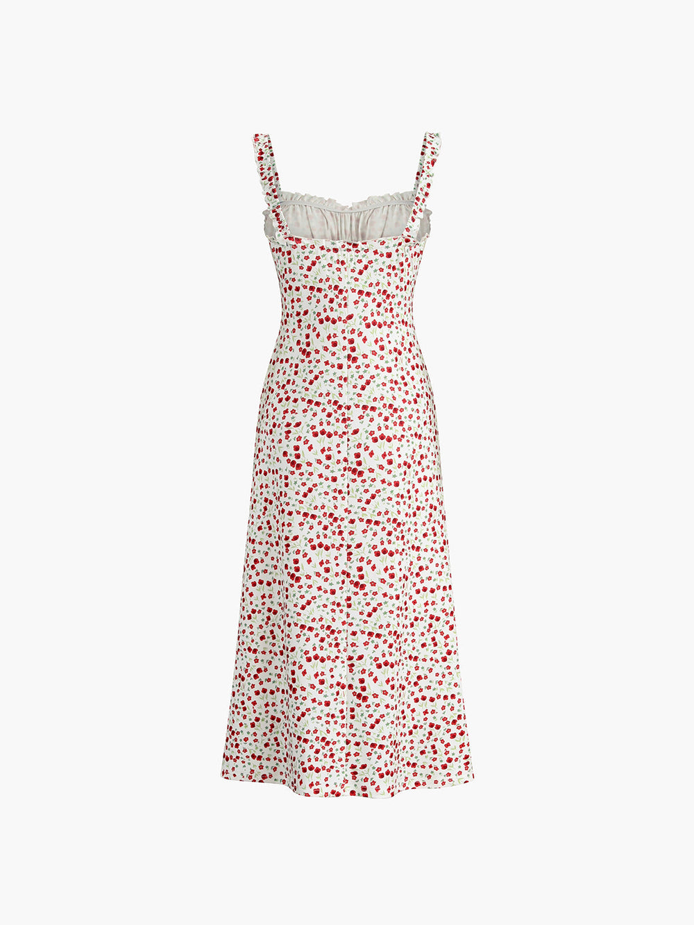Boho Floral Print - Midi Dress CASA LARO