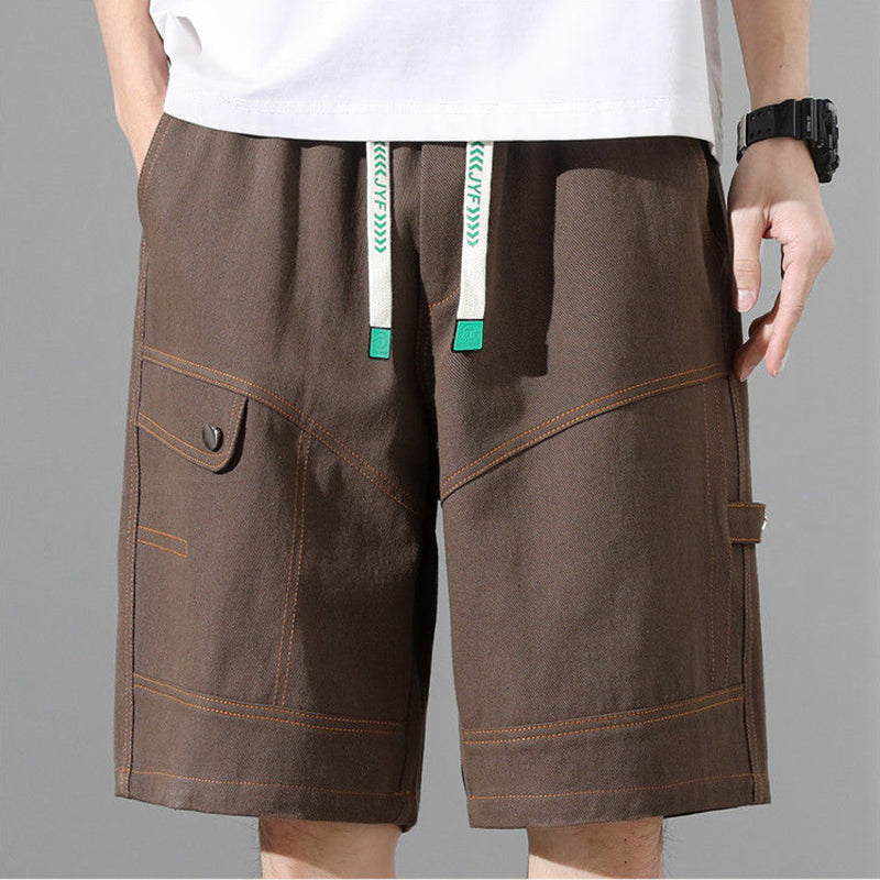 Bordeaux Canvas Utility - Shorts CASA LARO MEN