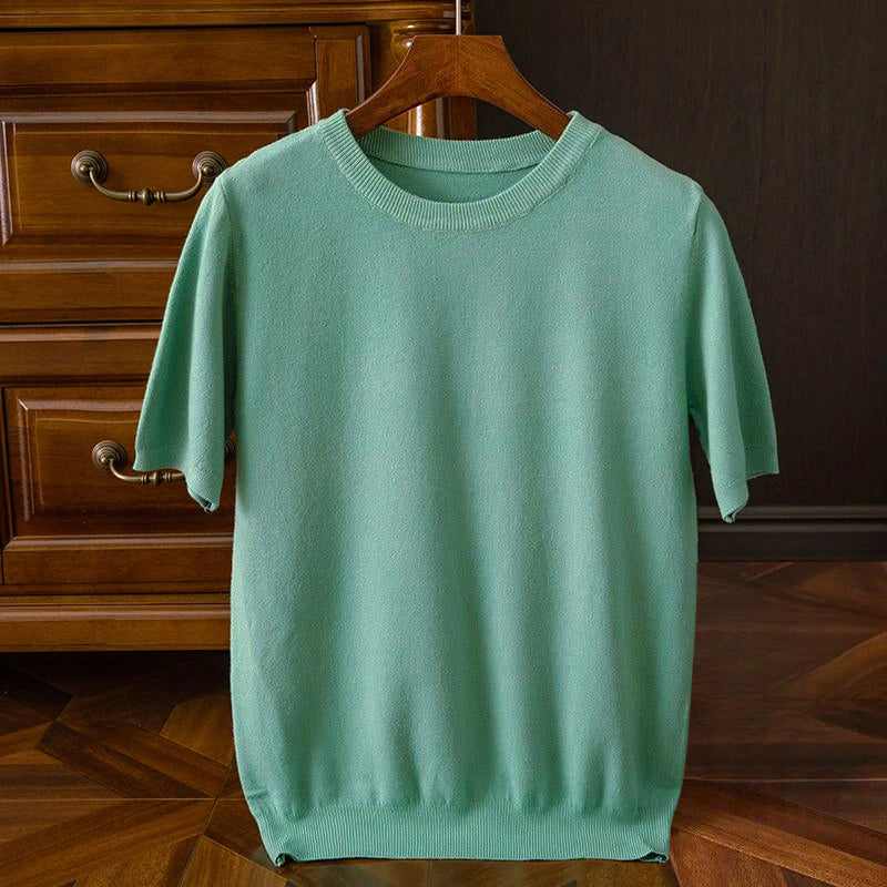 Bordeaux Cashmere - T-Shirt CASA LARO MEN