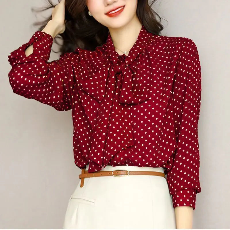 Bow Tie Neck - Blouse CASA LARO