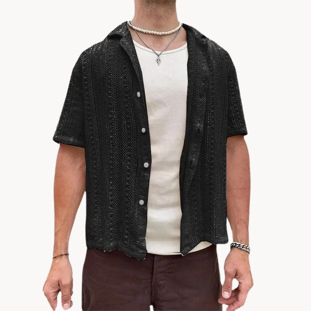 Breathable Cabana Mesh - T-Shirt CASA LARO