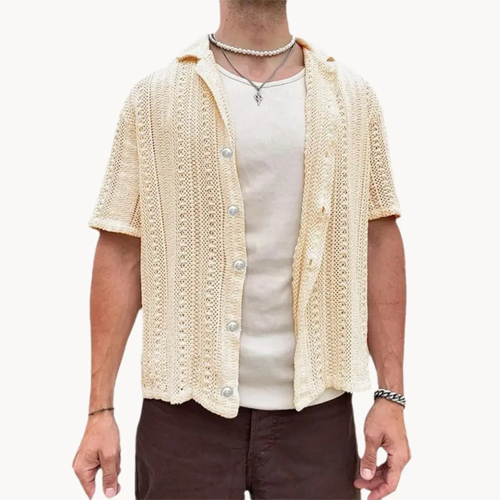 Breathable Cabana Mesh - T-Shirt CASA LARO