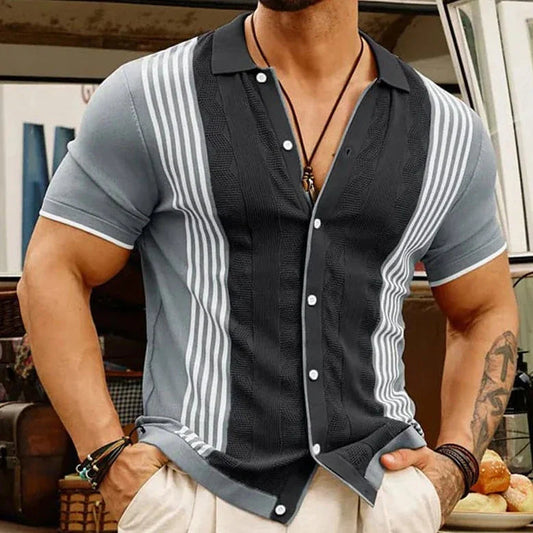 Breathable Cotton Coastal - Polo CASA LARO MEN