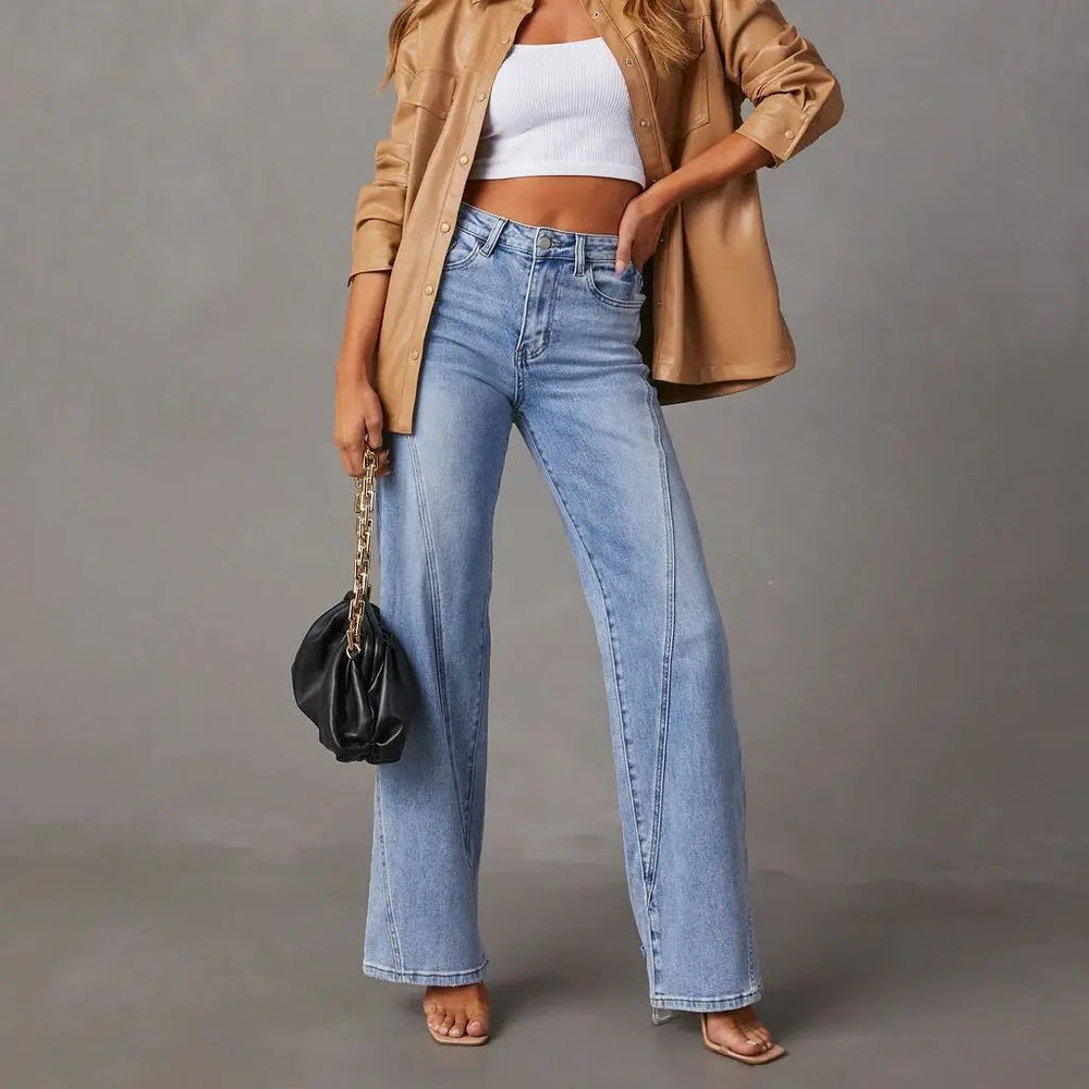Briona Wide Leg Denim - Jeans CASA LARO