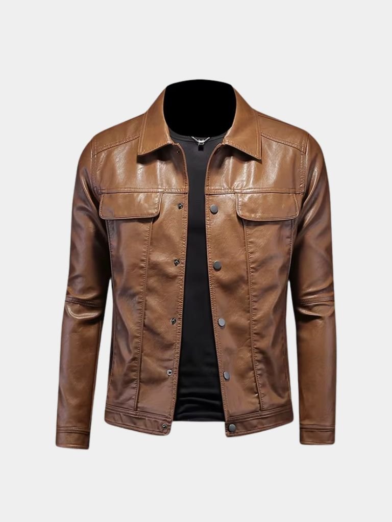 Bronze Rebel Leather Jacket – Casa  Laro CASA LARO