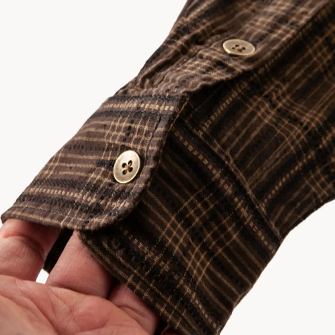 Brushed Flannel Button-Down - Shirt CASA LARO