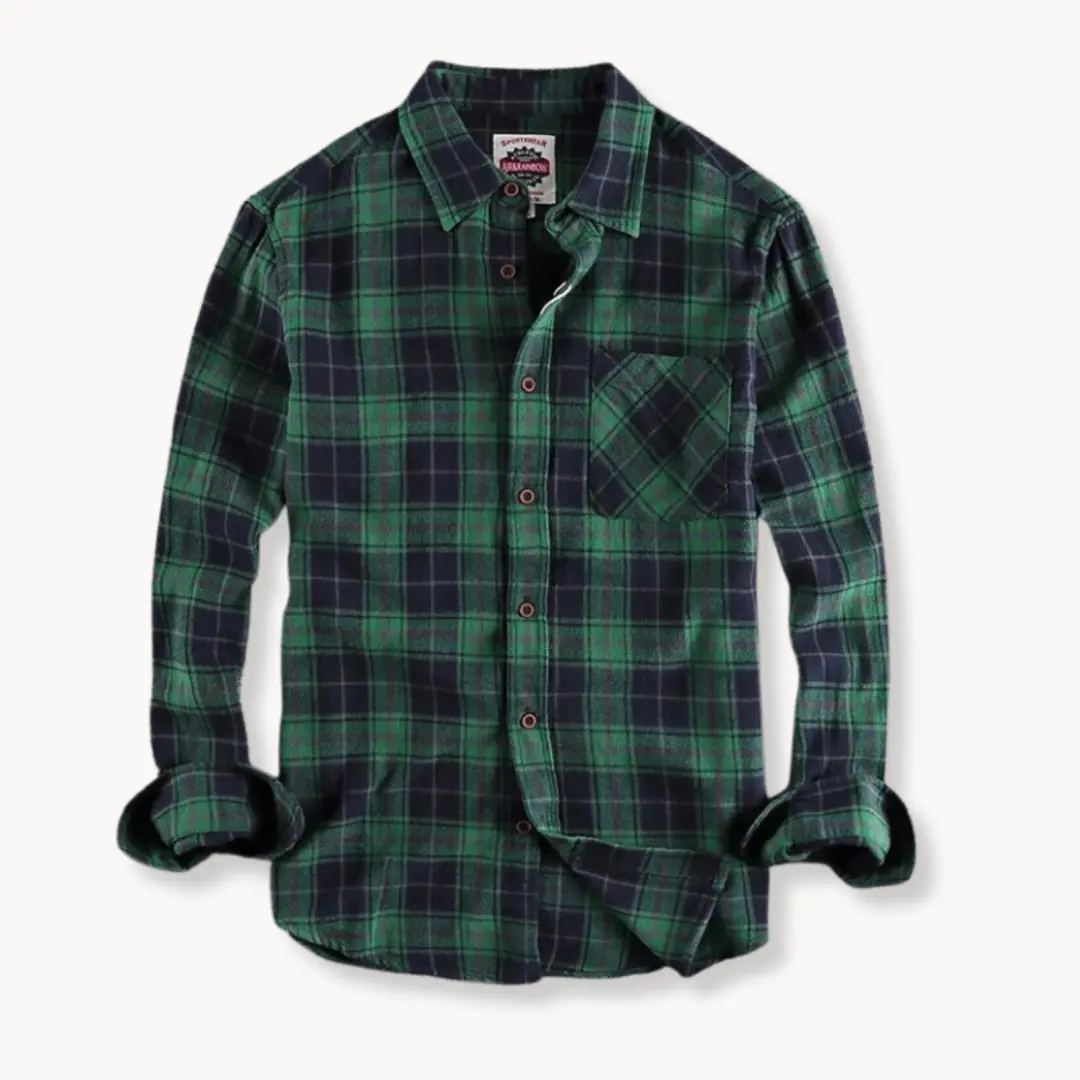 Brushed Flannel Long Sleeve - Shirt CASA LARO