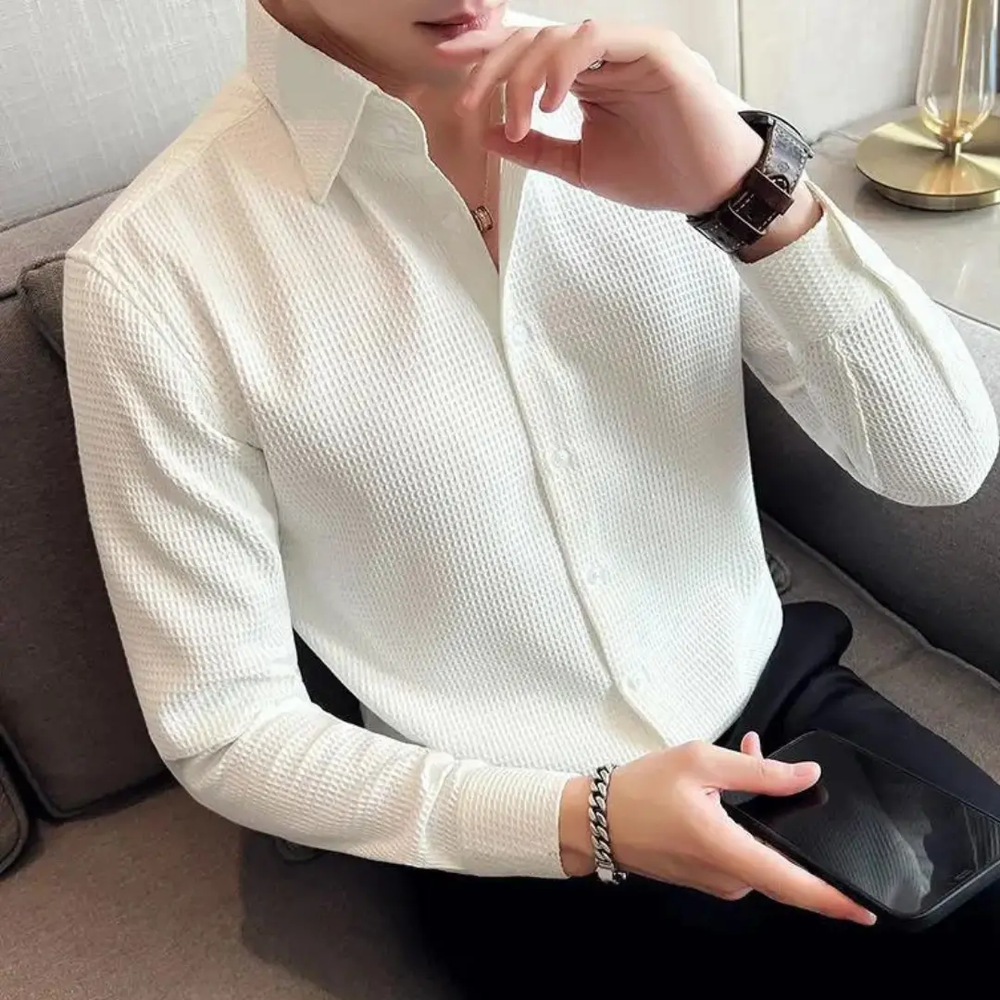 Button-Front Long Sleeve - Shirt CASA LARO