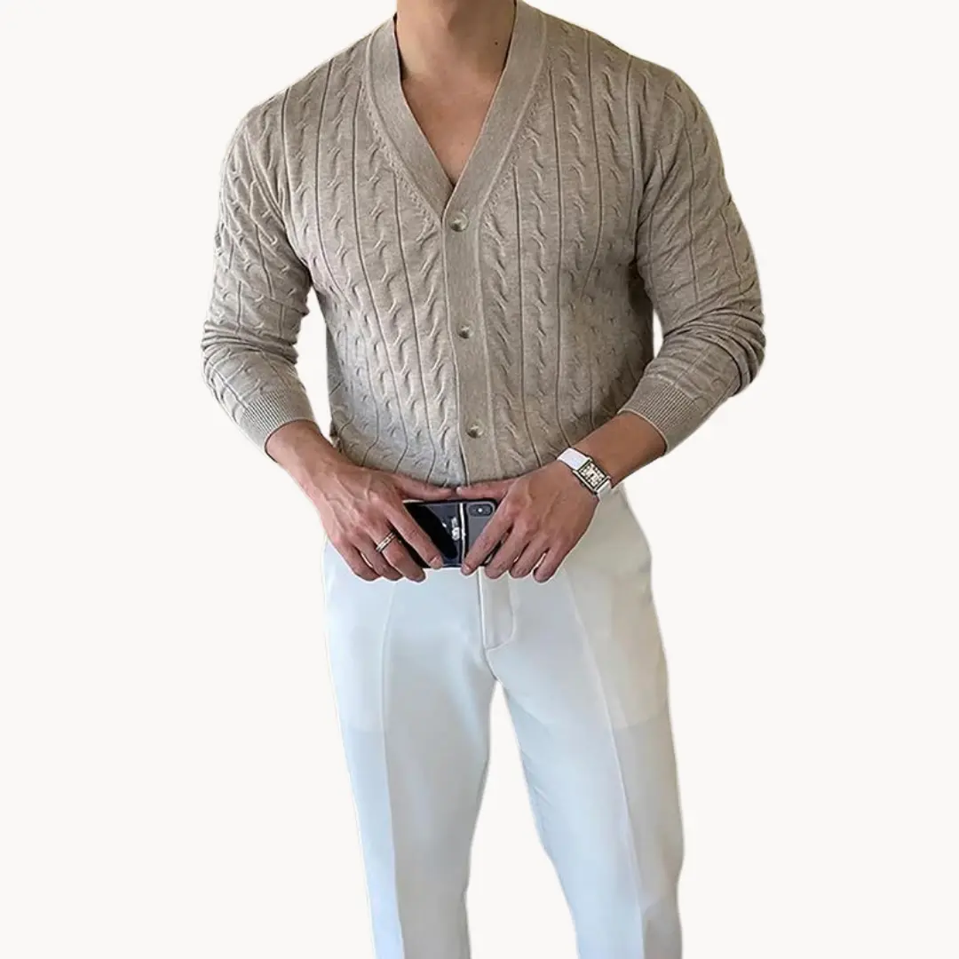 Cable Knit - Cardigan CASA LARO