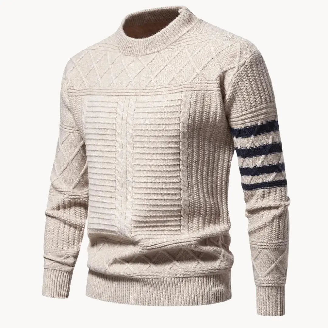 Cable Knit Crewneck - Sweater CASA LARO