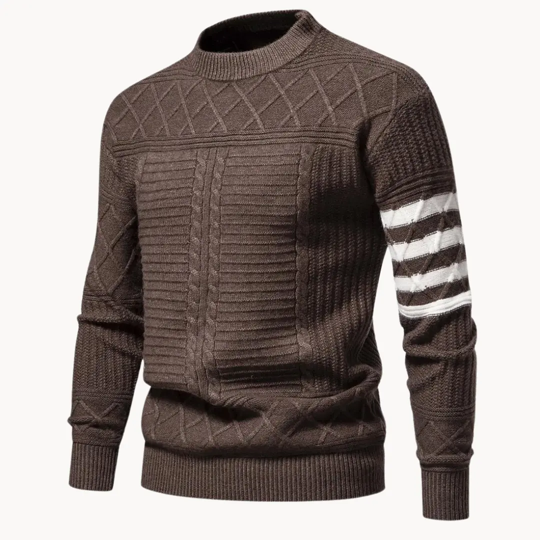 Cable Knit Crewneck - Sweater CASA LARO