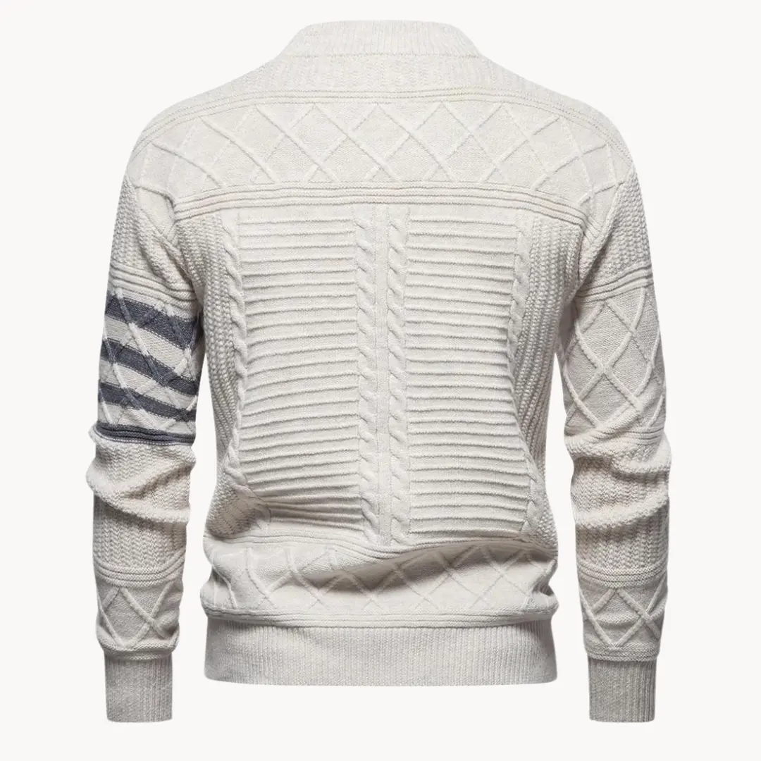 Cable Knit Crewneck - Sweater CASA LARO