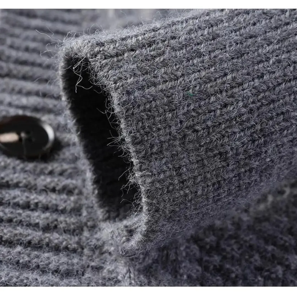 Cable Knit Wool - Cardigan CASA LARO