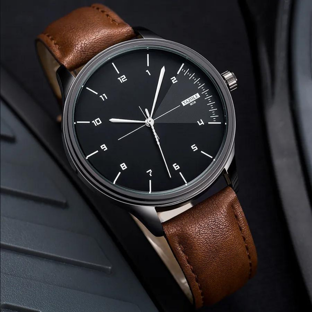 Caldwell Leather Strap - Watch CASA LARO MEN