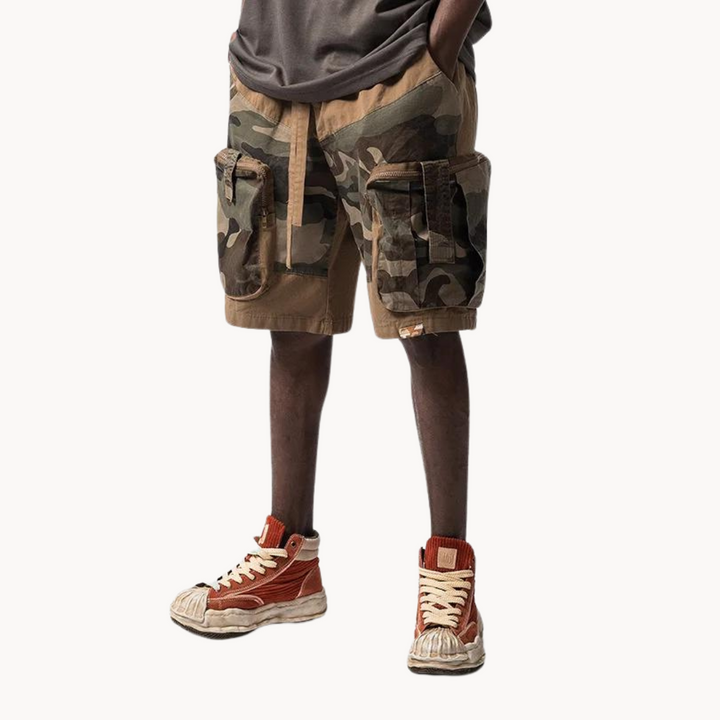 Camo Print Relaxed Fit - Shorts CASA LARO MEN
