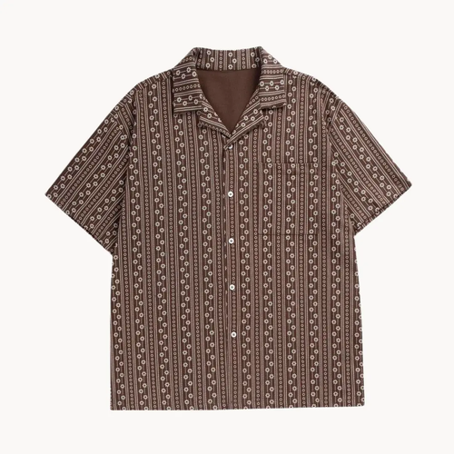 Camp Collar Button-Up - Shirt CAAYWORLD