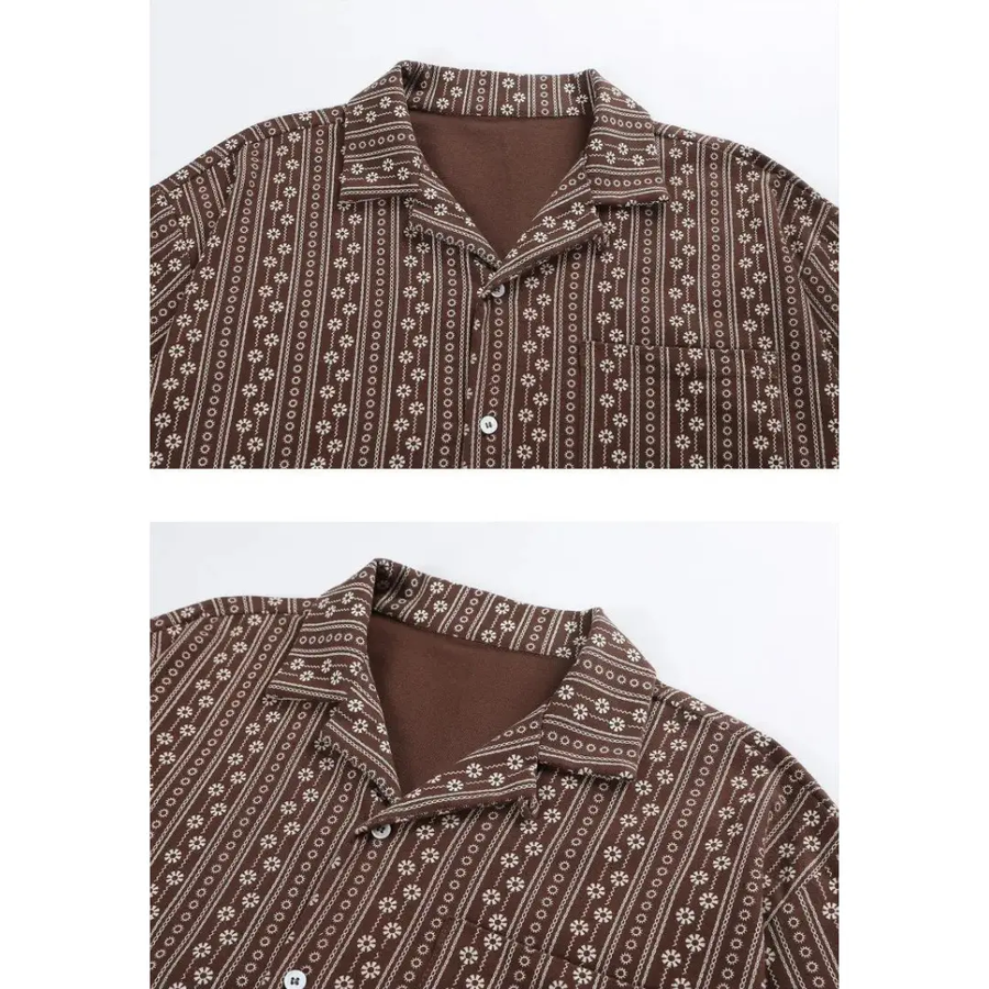 Camp Collar Button-Up - Shirt CAAYWORLD