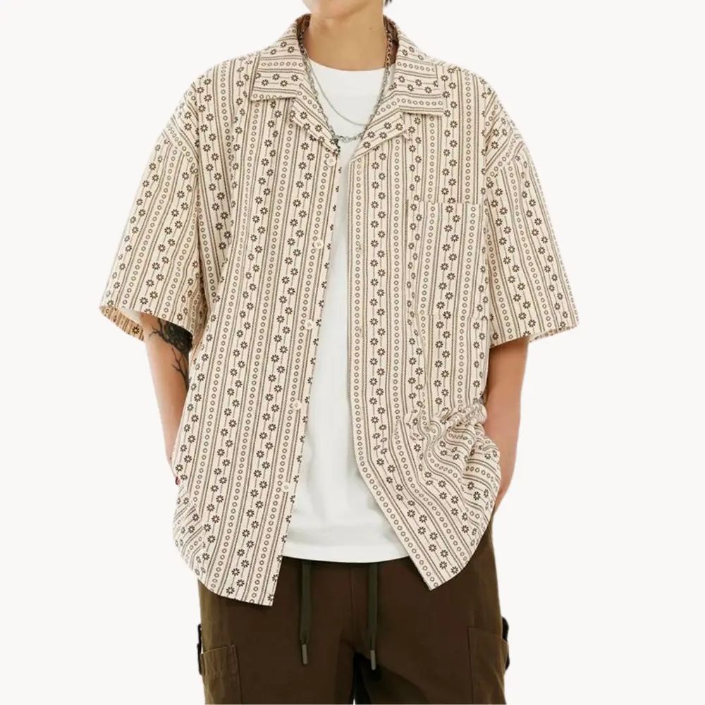 Camp Collar Button-Up - Shirt CASA LARO