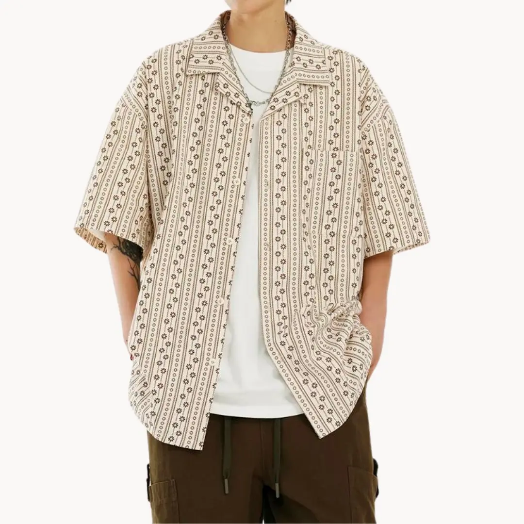 Camp Collar Button-Up - Shirt CASA LARO