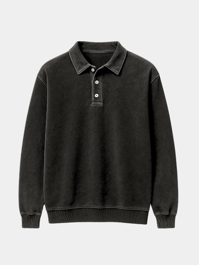 Canyon Mist Long Sleeve Polo Shirt – Casa  Laro CASA LARO