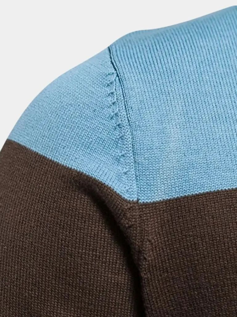 Cardigan Sweater Zipper Standing Collar Knitwear - Casa  Laro CASA LARO
