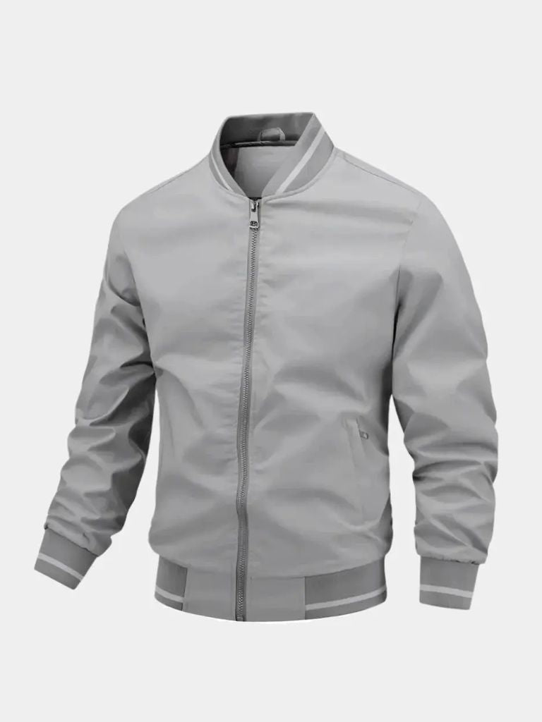 Casual Baseball Bomber Jacket - Casa  Laro CASA LARO