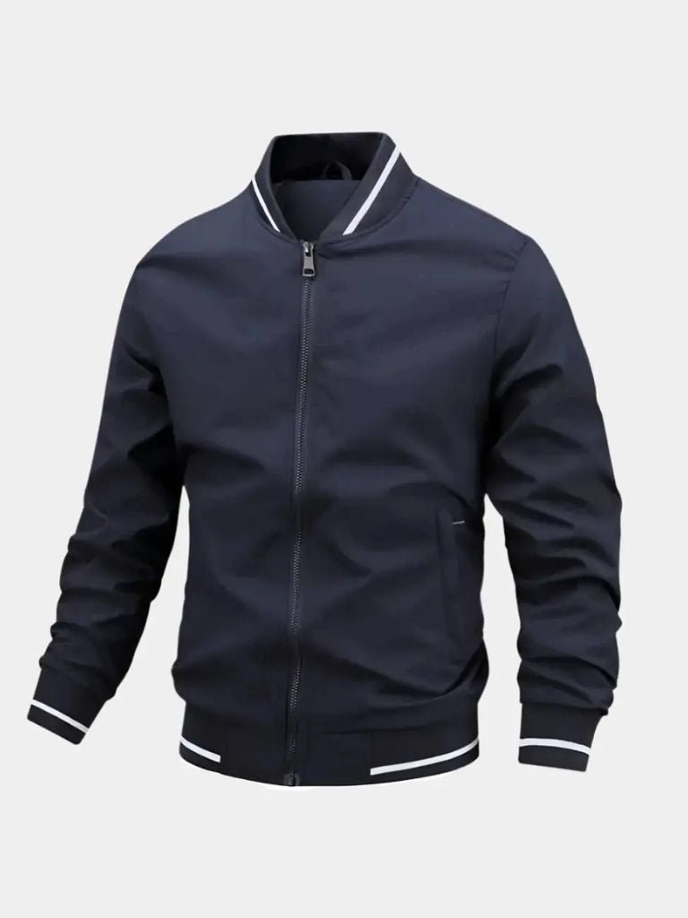 Casual Baseball Bomber Jacket - Casa  Laro CASA LARO