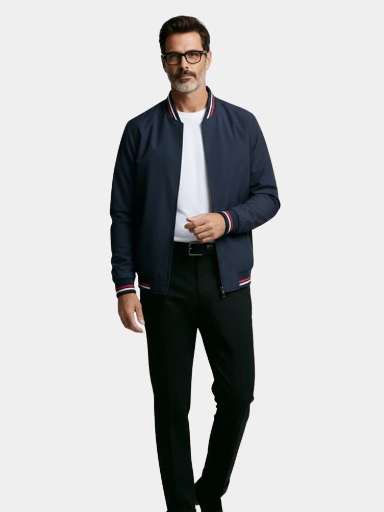 Casual Bomber Jacket - Casa  Laro CASA LARO