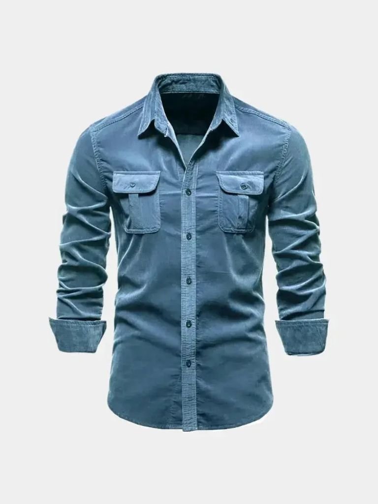 Casual Business Corduroy Shirt - Casa  Laro CASA LARO