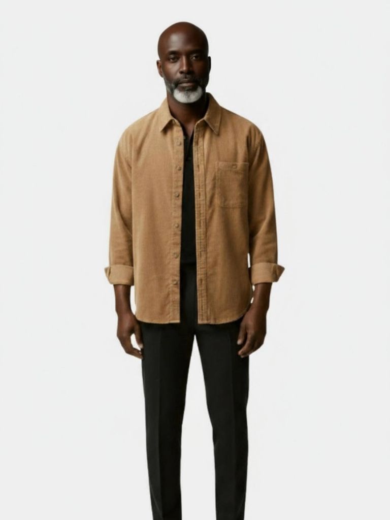 Casual Corduroy Shirt - Casa  Laro CASA LARO