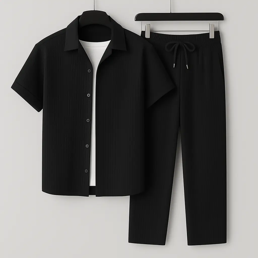 Cavari Relaxed Linen - Two-Piece Set CAAYWORLD