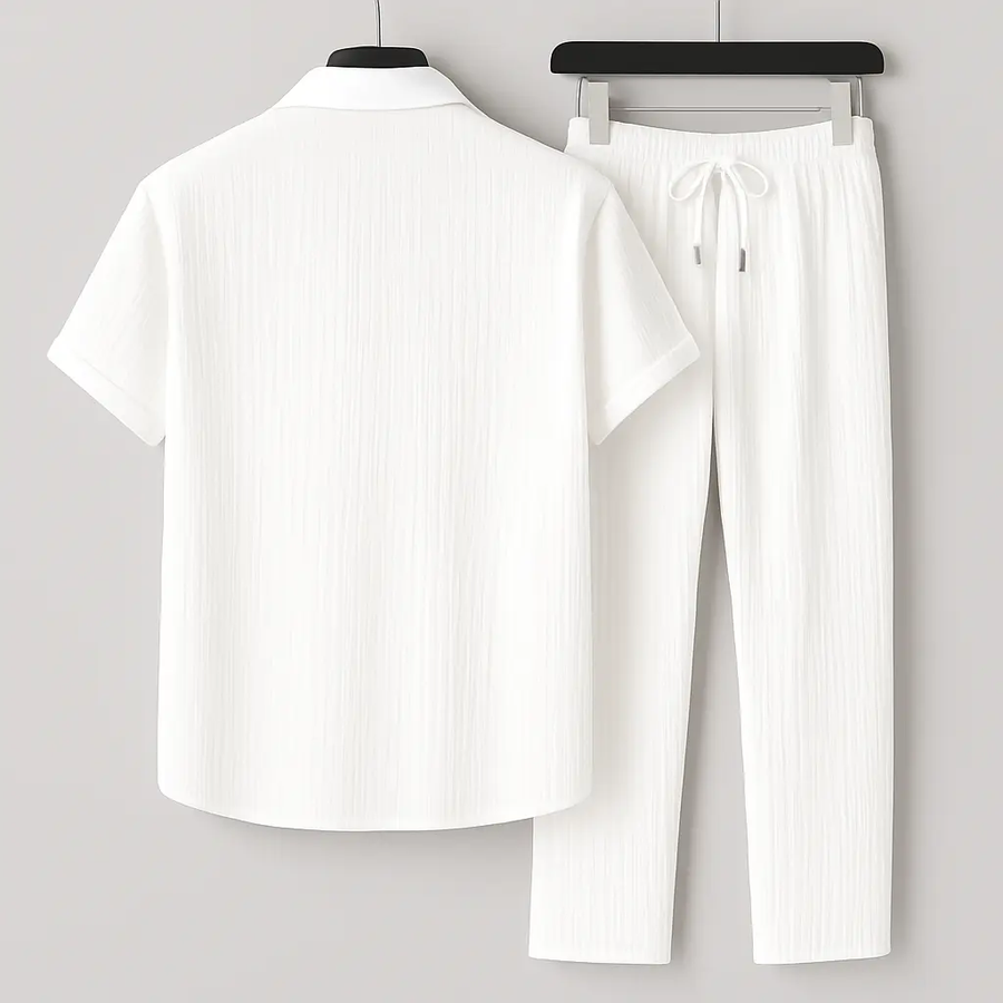 Cavari Relaxed Linen - Two-Piece Set CAAYWORLD