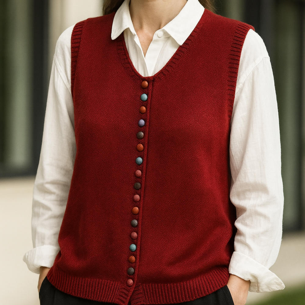 Cecilia - Relaxed-Fit Knit Cardigan CASA LARO WOMEN
